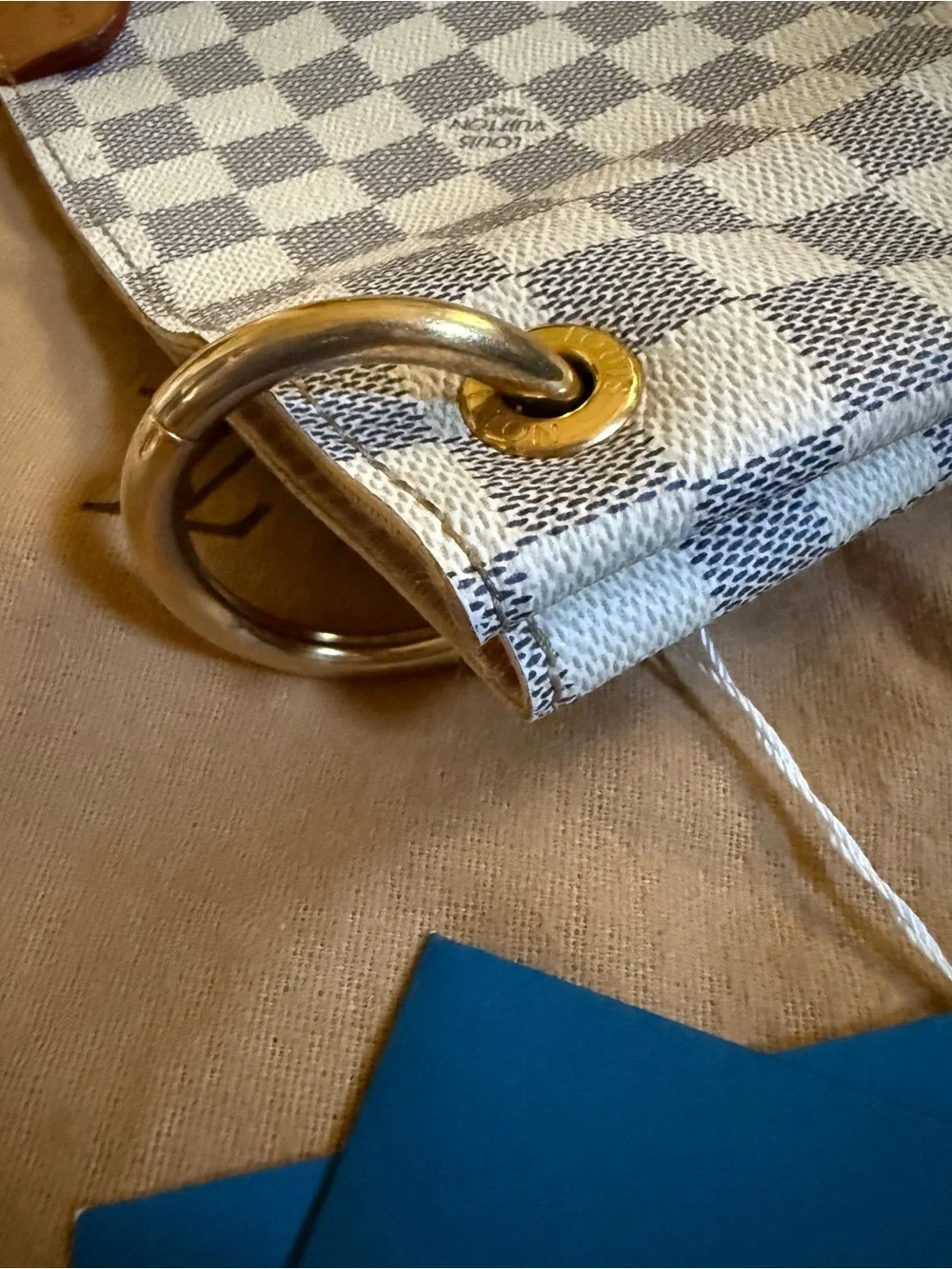Louis Vuitton Graceful PM Damier Azur Handbag